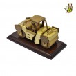Wood Miniature Soil Compactor Collector's Item