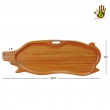 Wooden Lechon Tray, Wooden Tray for Lechon, large size 38.5 inches. Wooden Pig Platter Decorative Serving Tray, Pig Shape Decorative Wooden Serving Tray, Fruit Tray, Party Tray, Roast Tray, Barbecue Tray, Boodle Tray, Food Tray for hosting parties.
