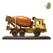 Wood Miniature Concrete Mixer Collector's Item with Box