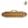 Wooden Sungka Small 23.5 inches w/ Free Pebbles